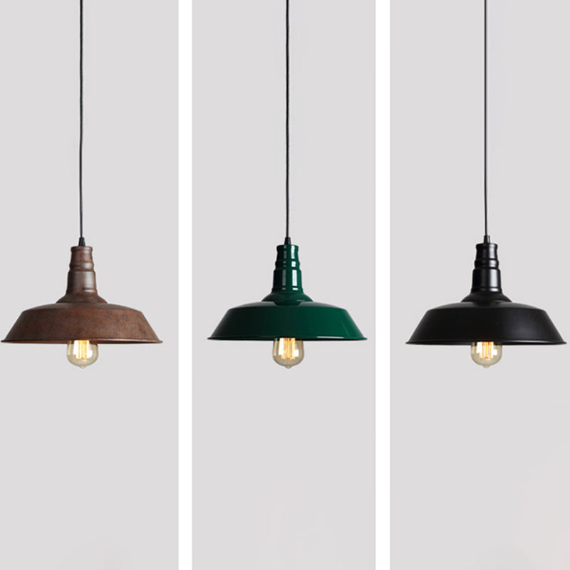 Barn Restaurant Hanging Lamp Industrial Style Iron 1-Light Hanglamp Licht armatuur