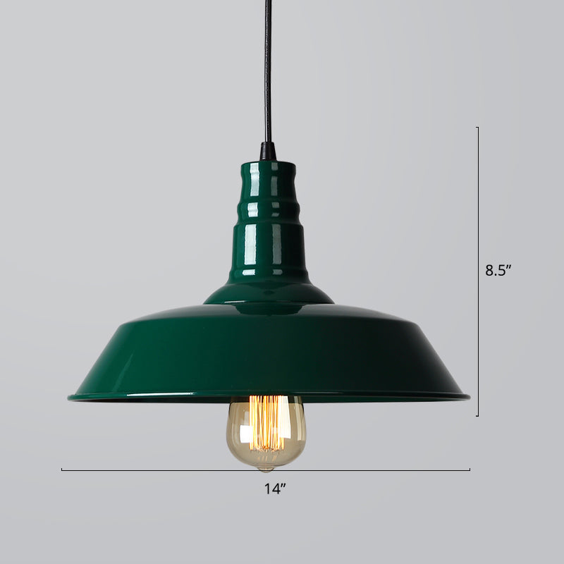 Lampada a sospensione in stile industriale del ristorante del ristorante Barn Lampone a pendente a 1 luce