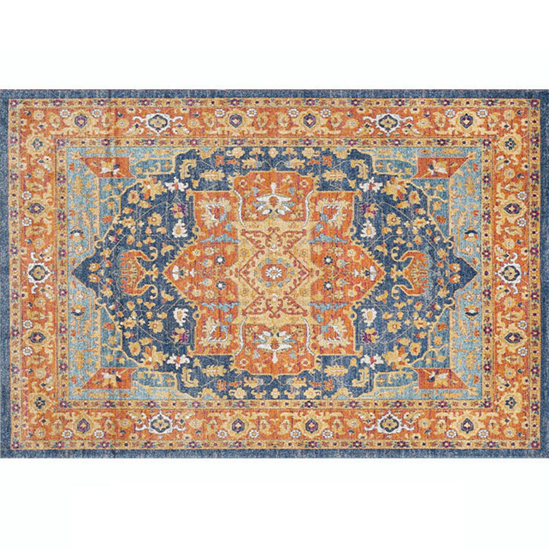 Tapis de salon multicolore Oriental Geo Motherned Area Tapis Polypropylène non glissant Backing Pet Friendly Indoor tapis