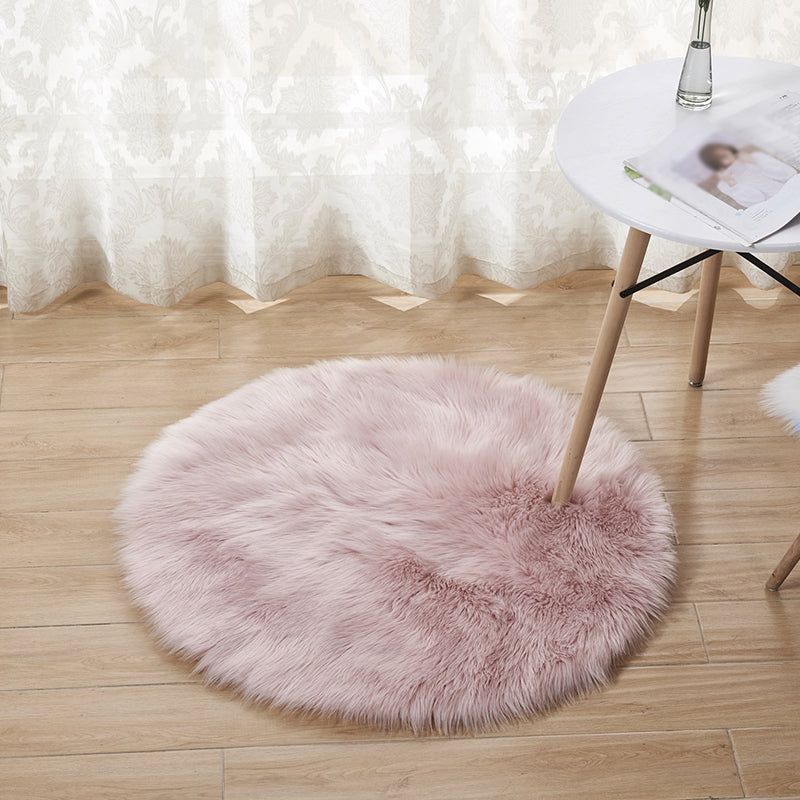 Nordic Wohnzimmer Teppich Multi -farbige Feste Farbe Innenteppich Polypropylen Easy Care Haustierfreundlicher Teppich