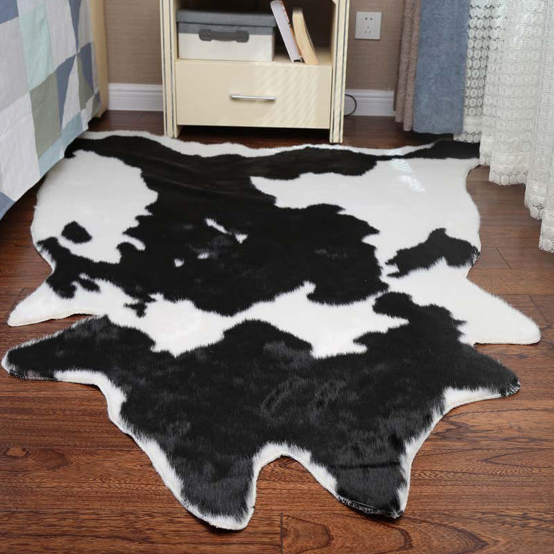 Novelty Shape Animal Rug Multi Colored Casual Area Carpet Polypropylene Easy Care Pet Friendly Area Rug for Room