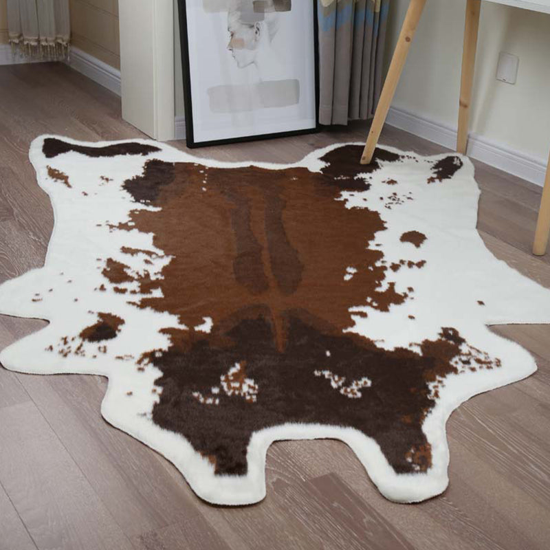 Novelty Shape Animal Rug Multi Colored Casual Area Carpet Polypropylene Easy Care Pet Friendly Area Rug for Room