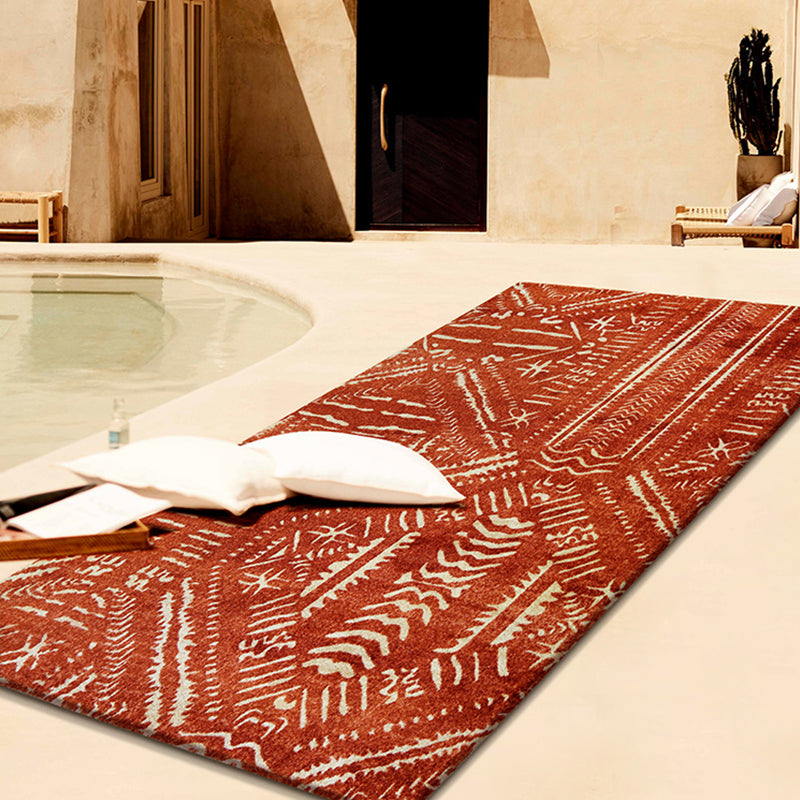 Relajante alfombra de estampado geométrico Polypropileno RUG RUG INTERIOR ANTI-SLIP ALIMENTO AFORME DE CARETA ESTACT