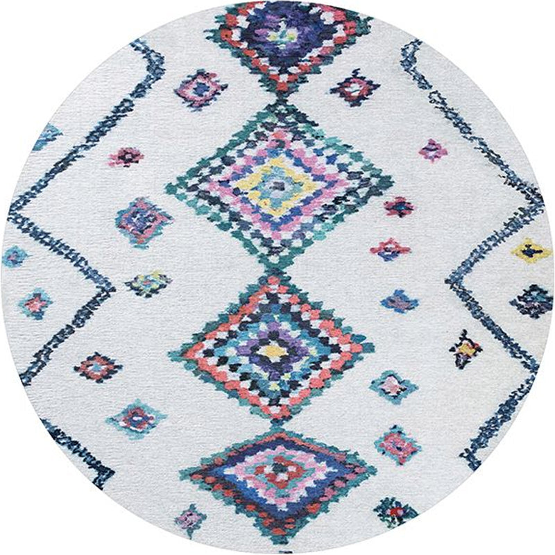 Tappeto sud-ovest di tappeti geometrici multicolore stampe per interni Polyster Anti-slip Area Area Friendly Area Friendly