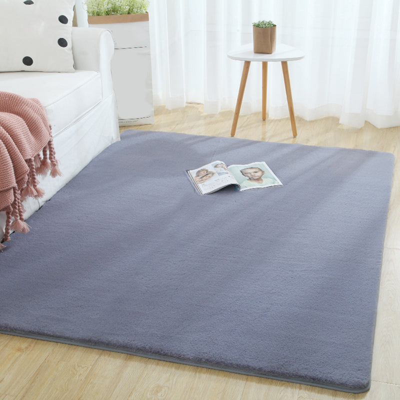 Multi-Color Solid Color Rugte Cotton Mischung Einfacher Fläche Teppich Anti-Rutsch-Backing Haustierfreundlichkeit Easy Care Area Teppich für Zuhause