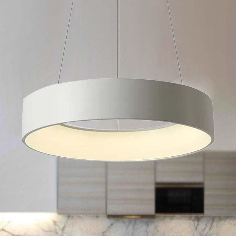 18 "/23.5" /31,5 "Dia dia plafonnier plafond Métalliste Métalliste blanc / gris / noir Pendoir à LED intégré pour salle à manger pour salle à manger