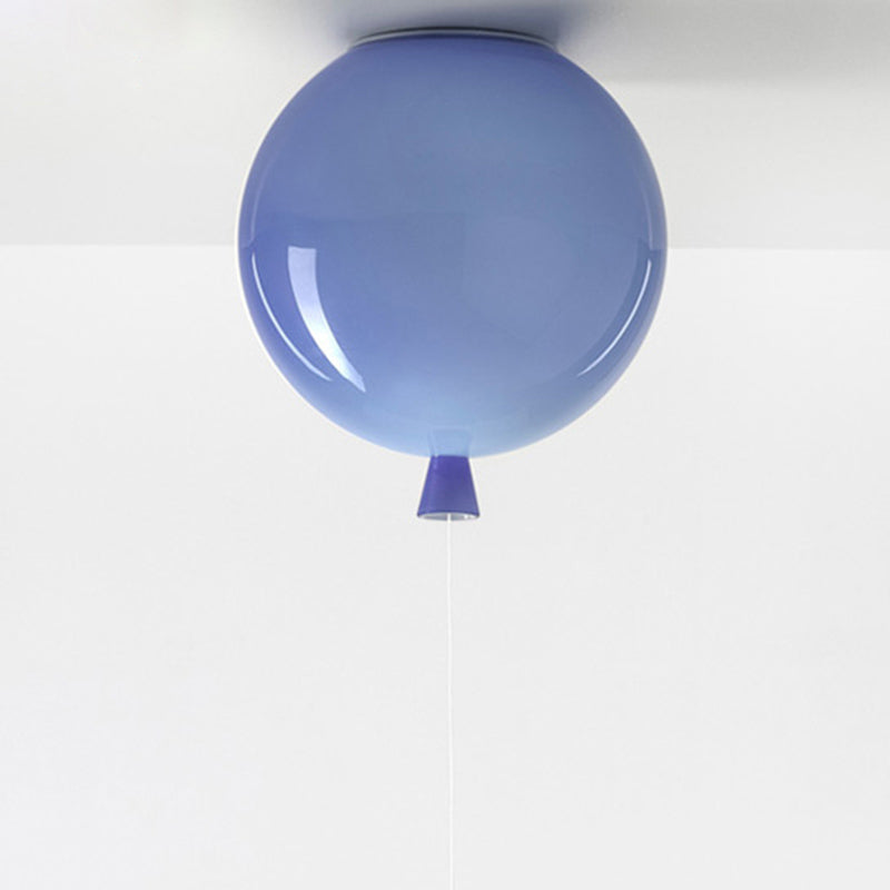 Iluminazione semi monte palloncini per bambini in plastica in plastica a 1 luci del soffitto camera da letto