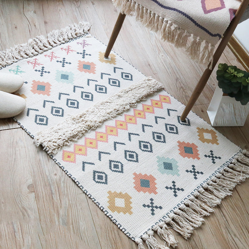 Tapis boho multicolo