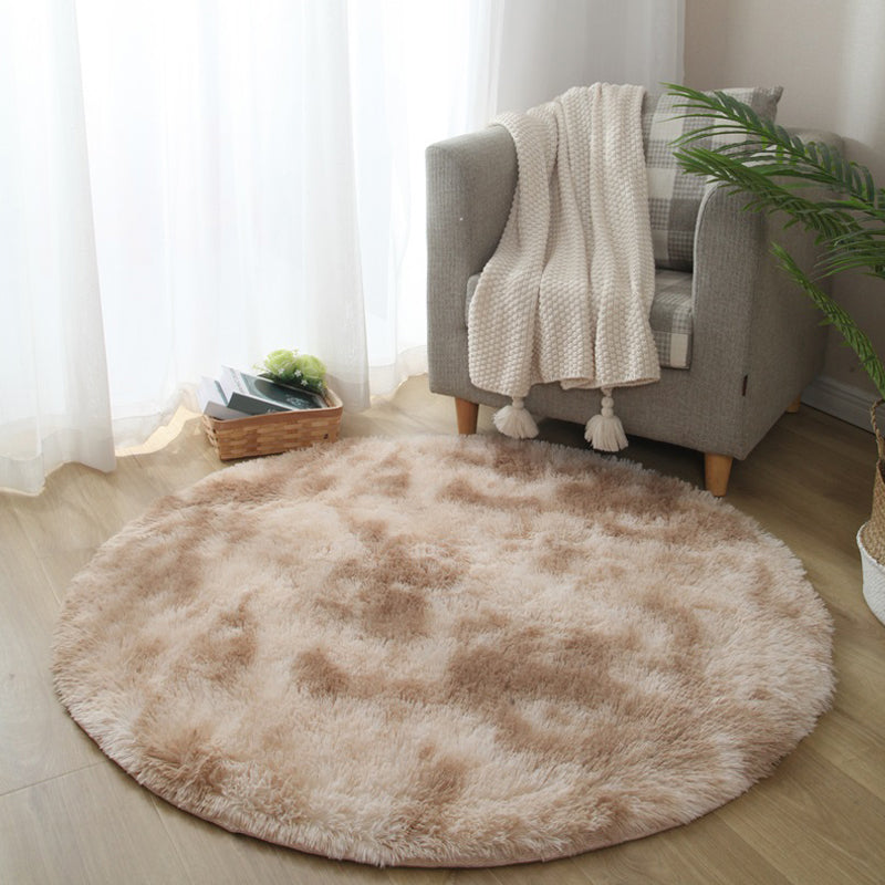 Tappeto calmante per camera da letto multicolore colore solido colore solido tappeto interno Polyster Anti-slip Easy Area Area tappeto