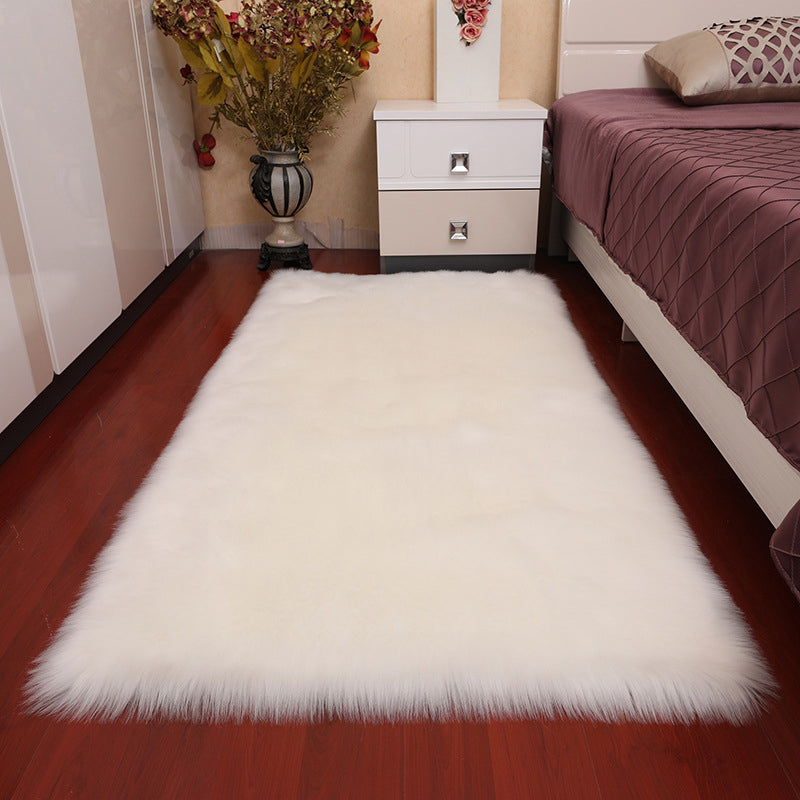 Tapis multi-couleurs Simple acrylique Couleur solide Rapis intérieur Rapage non glipt Backing Animal Areat Easy Care Area Papet pour chambre à coucher