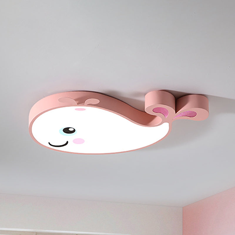 Dolphin Kindergarten Ceiling Light Fixture Acrylic Cartoon Ceiling Light Fixture