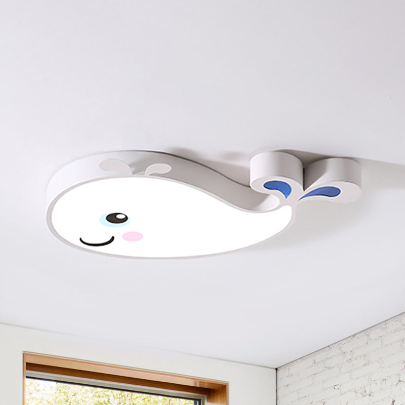 Dolphin Kindergarten Ceiling Light Fixture Acrylic Cartoon Ceiling Light Fixture