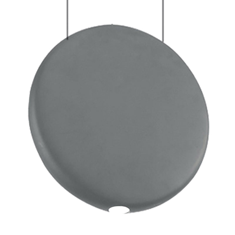 Zwart/grijs/groene ronde suspensie Hanger Noordse LED -harshangende lamp in warm/wit licht, 6 "/8.5/12" W