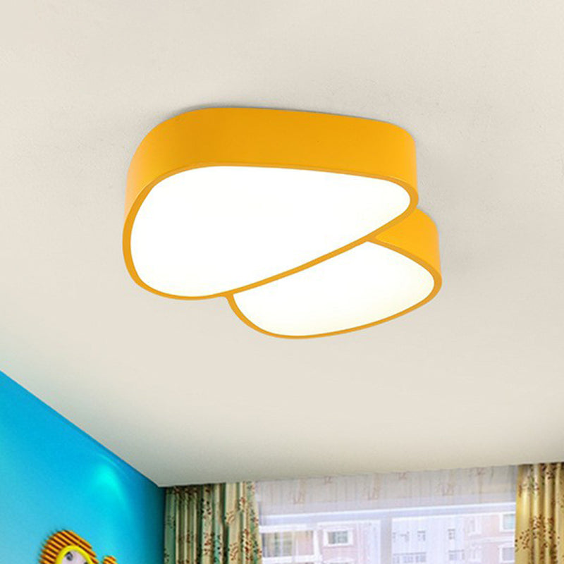 Mushroom Acrylic Flush Light Creative Led Surface Mount Ceiling Light for Kids Room