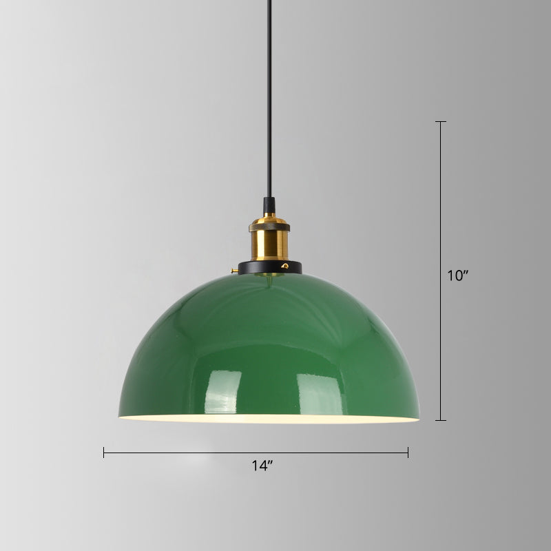 Copertura in pentola di ferro Lampada sospesa Simplicity Bulb Bulb Restauranto Apparecchio di illuminazione a soffitto