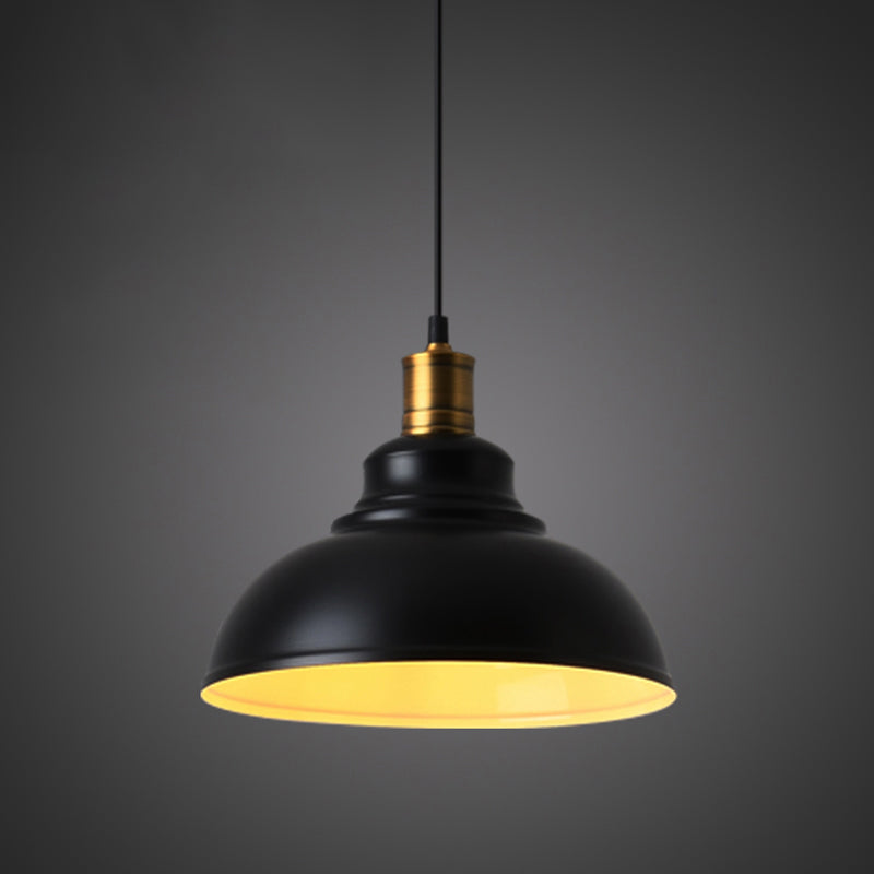 Copertura in pentola di ferro Lampada sospesa Simplicity Bulb Bulb Restauranto Apparecchio di illuminazione a soffitto