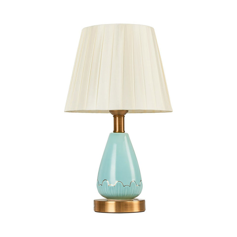 Simple Style Empire Shade Night Light Luz reunida de tela de noche de noche