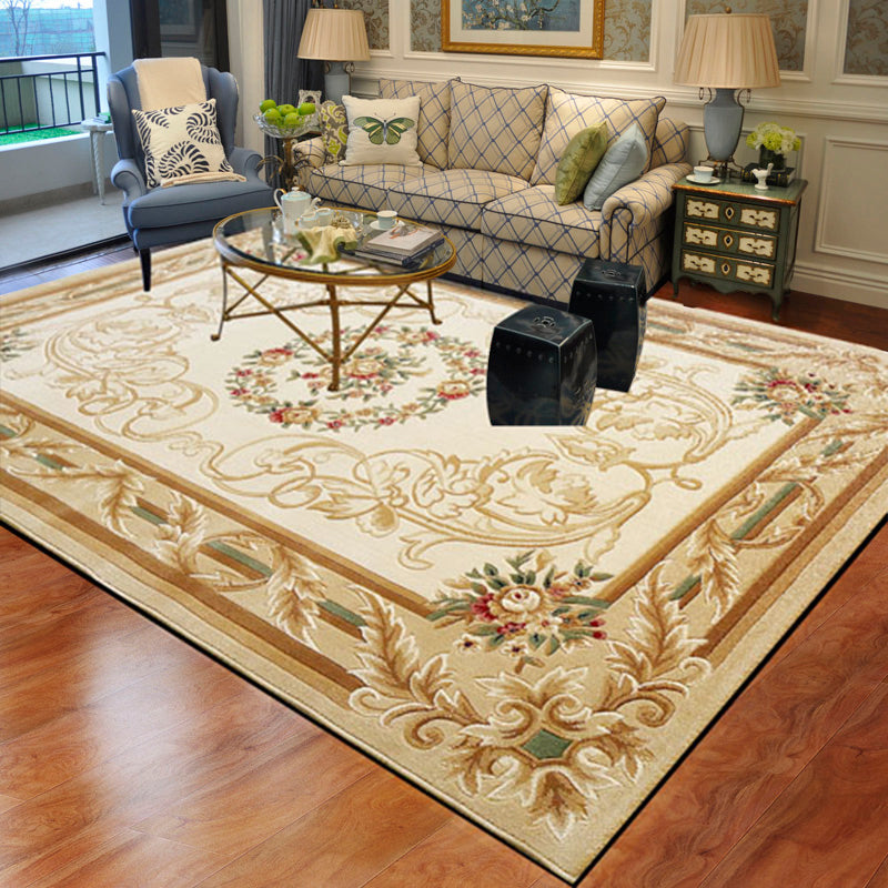Nordic Geometric Printed Rug Multicolored Polypropylene Area Carpet Anti-Slip Backing Stain-Resistant Indoor Rug for Parlor