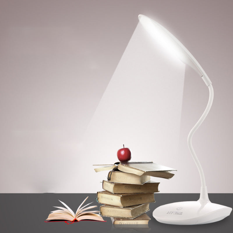 Lámpara de escritorio de táctil de manguera de silicona de la manguera táctil lámpara de mesa de tercer equipo de estilo LED simple para leer el estudio