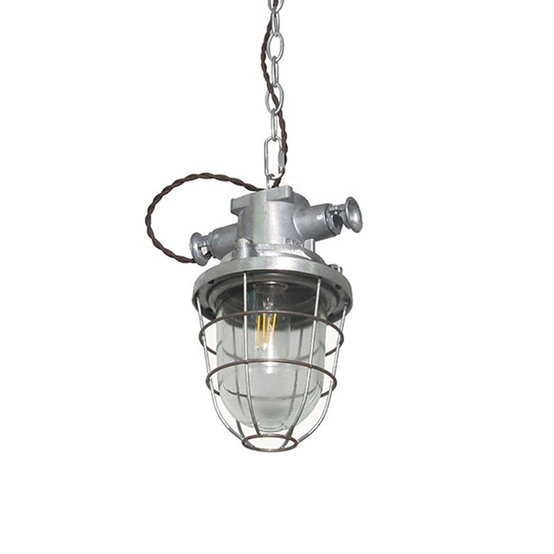 Single Shaded Suspension Lighting Industrial Metal Pendant Ceiling Lamp for Bistro