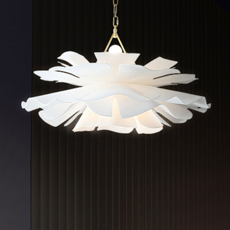 Acrylic Flower Pendant Lighting Minimalist 2-Light Hanging Ceiling Light for Living Room