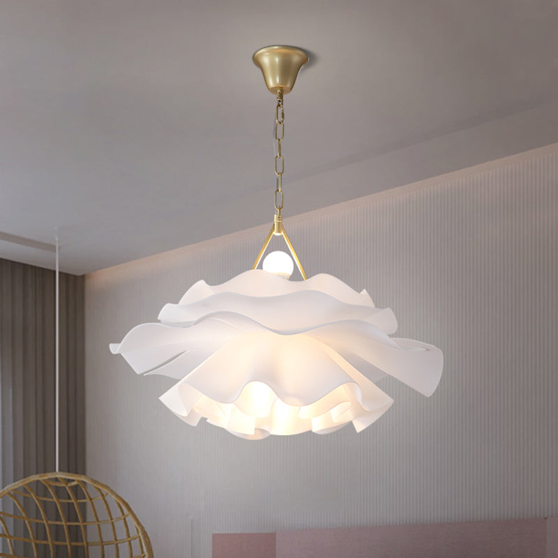 Acrylblüte Anhänger Beleuchtung minimalistisch 2 Licht hängende Deckenleuchte für Wohnzimmer