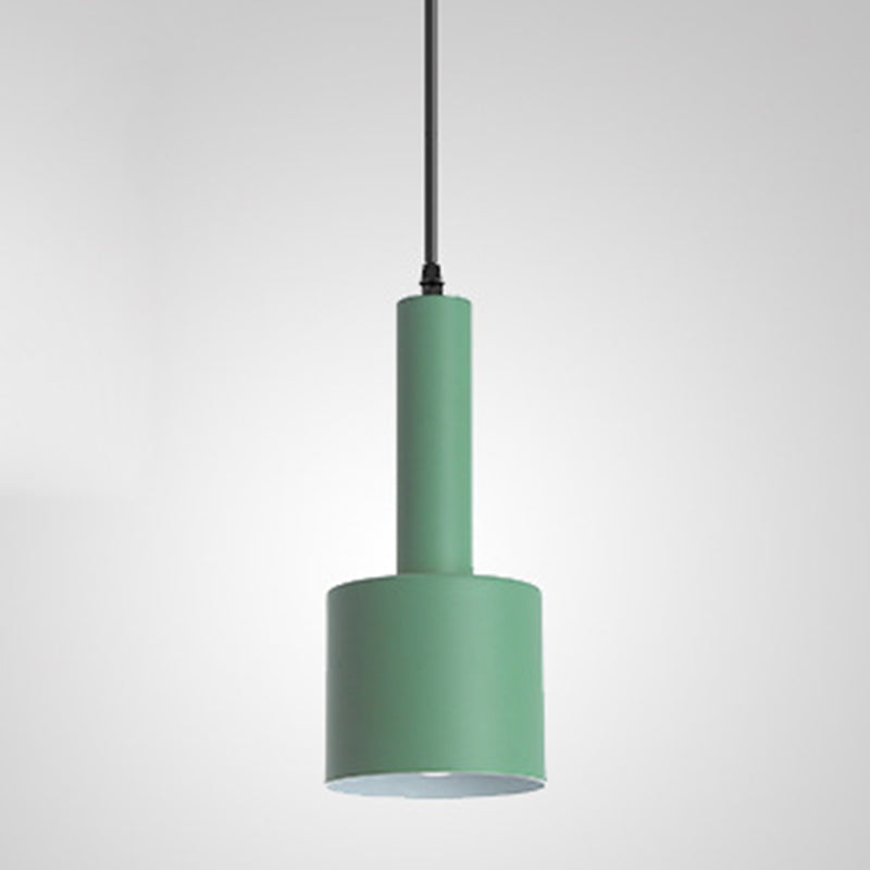 Metal Shaded Pendulum Light Nordic Style Single Suspension Lighting for Dining Room