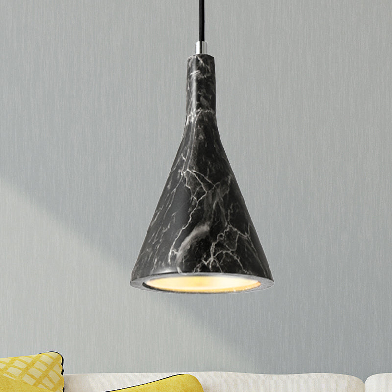 Trumpette Pendentif Plafond Light Nordic Cement 1 clair noir / blanc / brun Light