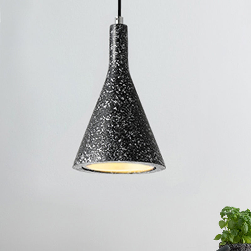 Trumpette Pendentif Plafond Light Nordic Cement 1 clair noir / blanc / brun Light