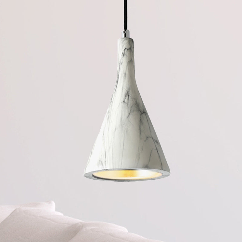 Trumpette Pendentif Plafond Light Nordic Cement 1 clair noir / blanc / brun Light