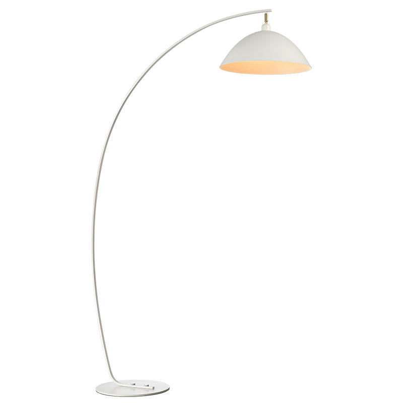 Visstang Metallic vloerlamp Macaron 1 Hoofdvloer Standlicht met lampenkap