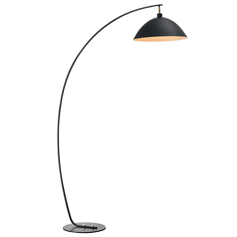 Visstang Metallic vloerlamp Macaron 1 Hoofdvloer Standlicht met lampenkap