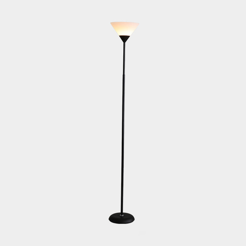 Acryl -Torchiere Stehlampe Land Wohnzimmer Stehlicht mit flexibles Arm