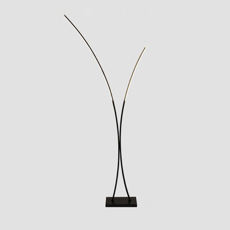 X Shaped Floor Light Simplicity Novelty Metal Living Room LED Standing Floor Lamp