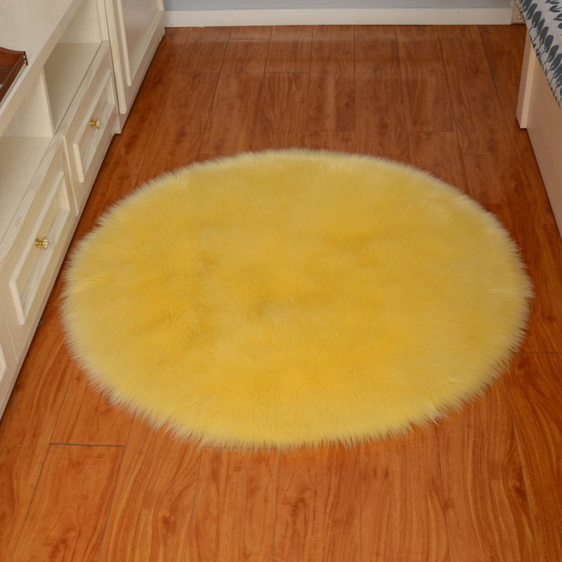 Beruhigende Feste Farbe Teppich Multi-Farb Fluffy Area Teppich nicht rutschtierfreundlich Easy Care Indoor Teppich für Dekoration