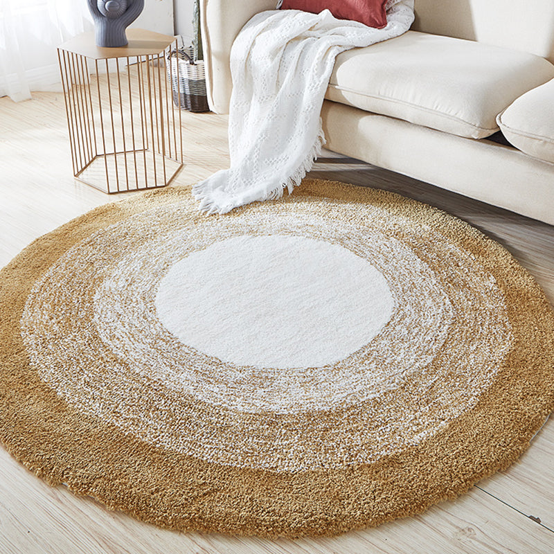 Casual Ombre Rug Multi-Color Cotton Blend Area Carpet Non-Slip Backing Pet Friendly Easy Care Indoor Rug for Room