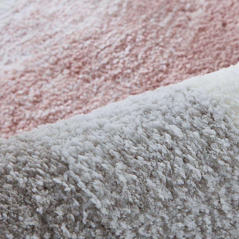 Alfombra casual de ombre alfombra de algodón multicolor alfombra sin deslizamiento sin deslizamiento de mascotas alfombra interior fácil