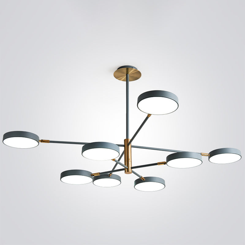 Lustre rond de style nordique