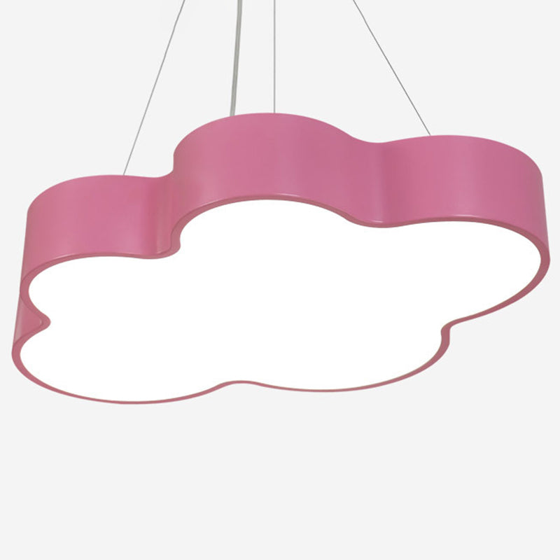 Modern Cloud Pendant Ceiling Light Metal LED Kindergarten Suspended Lighting Fixture