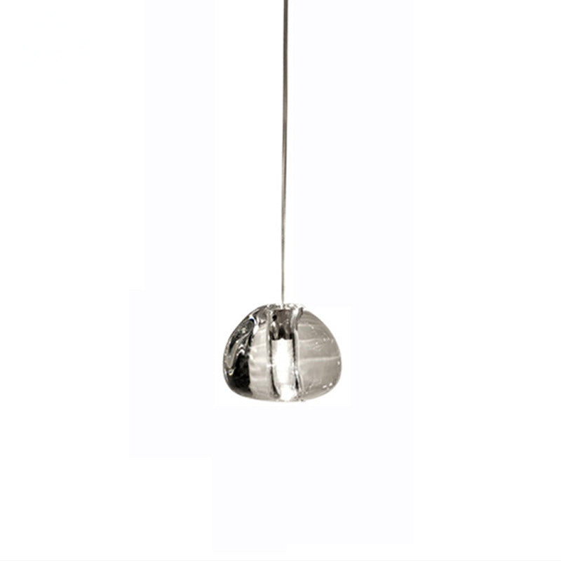 Heldere bubbelglas mini hanglamp moderne Noordse LED Round Trap Hanging Lamp