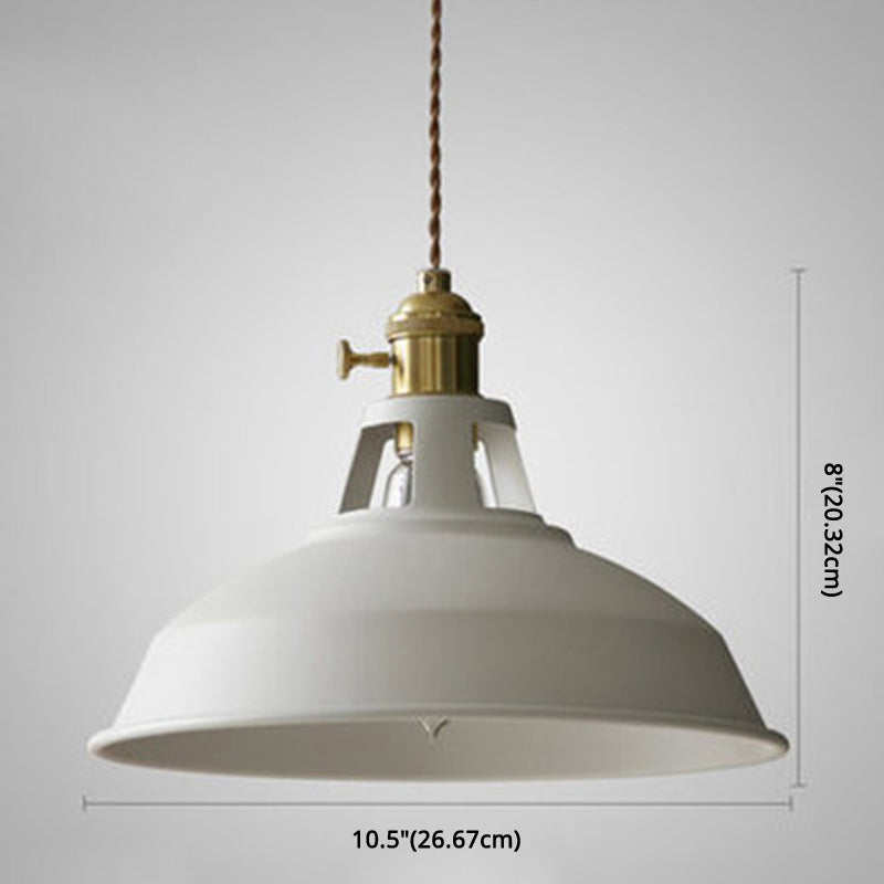 Macarons industriel grange de grange pendante Light Metal 1-Light Pendant Lighting for Restaurant