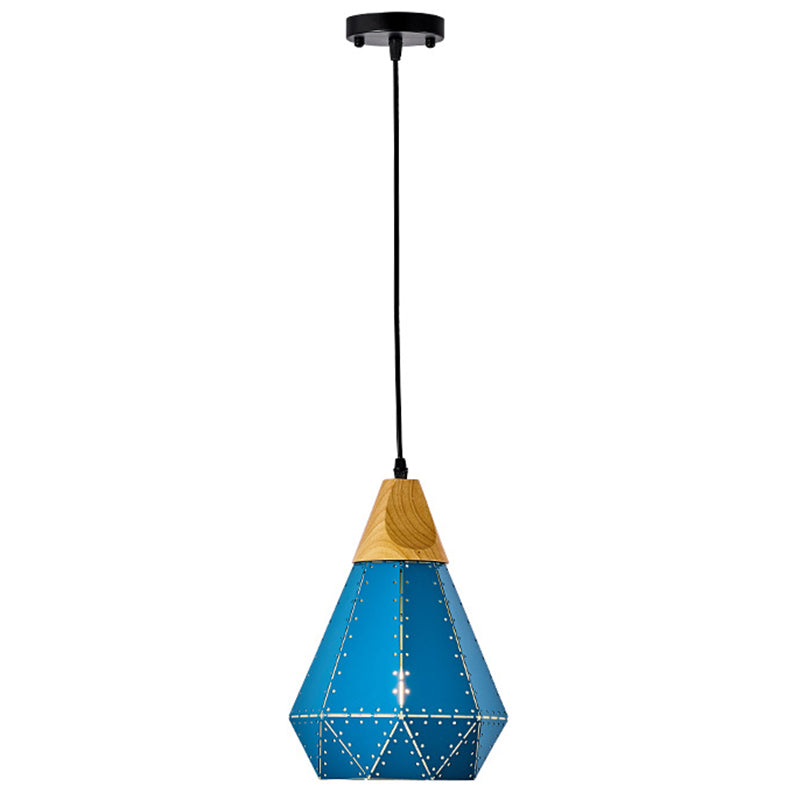 Diamant eetkamer drop hanger moderne stijl metaal 1 licht hangend plafondlicht