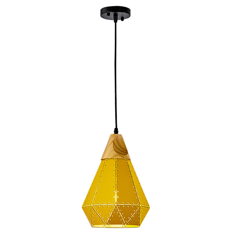 Diamant eetkamer drop hanger moderne stijl metaal 1 licht hangend plafondlicht