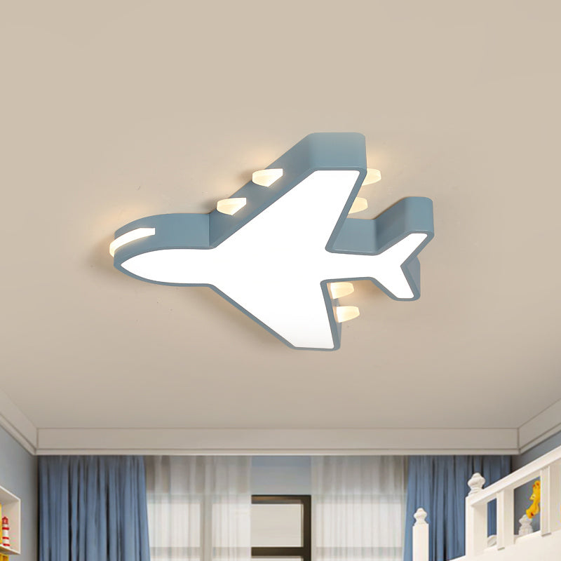 19.5/ 23,5 Pollici Wide White / Blue Airplane Flush Montaggio Fissaggio Acrilico LED Flush Light in Warm / White Light