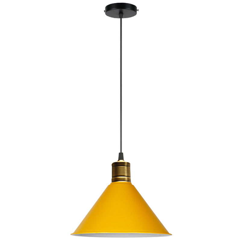 Metal Tapered Hanging Light Nordic Modern Style 1 Light  Restaurant Ceiling Pendant Lamp