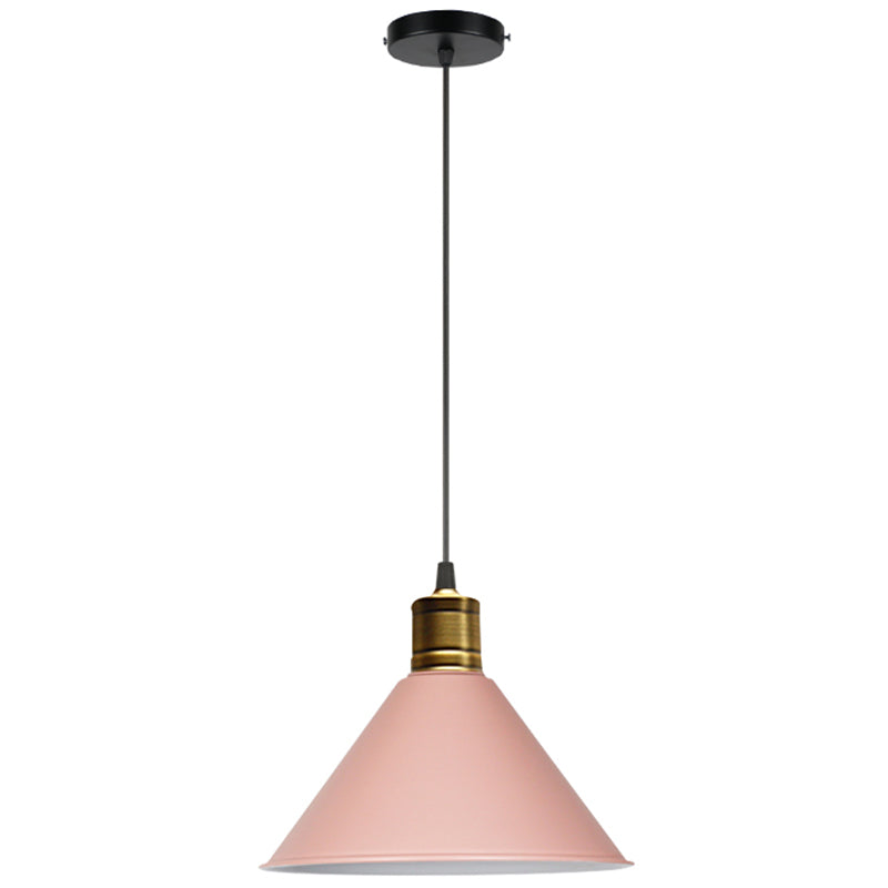 Metal Tapered Hanging Light Nordic Modern Style 1 Light  Restaurant Ceiling Pendant Lamp