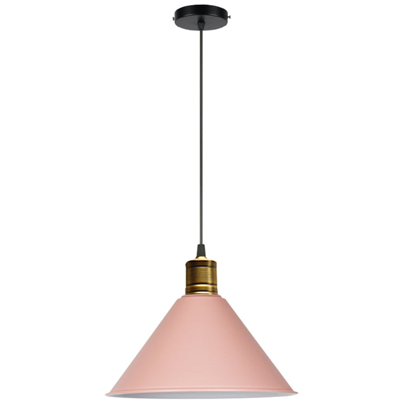 Metal Tapered Hanging Light Nordic Modern Style 1 Light  Restaurant Ceiling Pendant Lamp