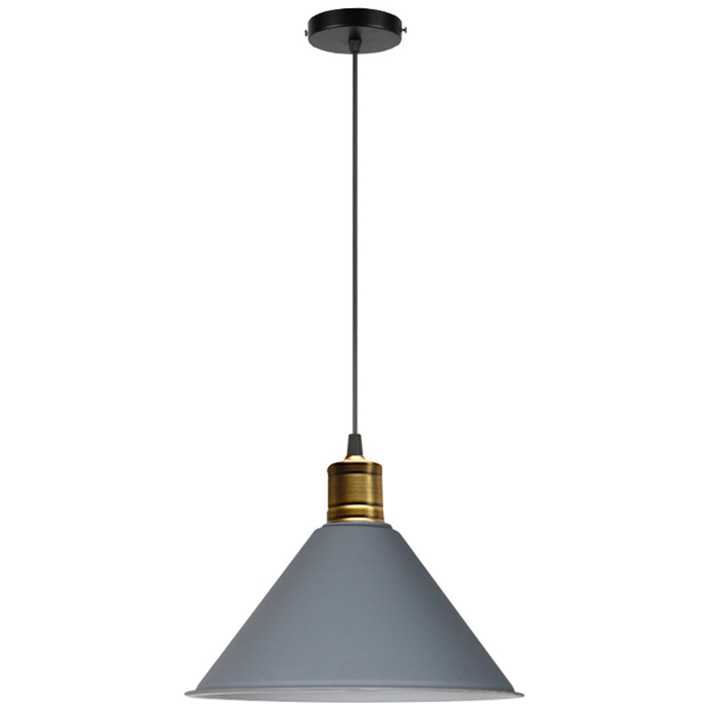 Metal Tapered Hanging Light Nordic Modern Style 1 Light  Restaurant Ceiling Pendant Lamp