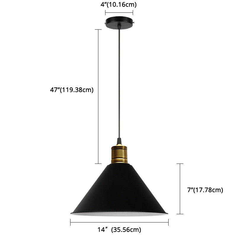 Métalle de pendaison de plafond de style Nordic Modern Style 1 Light