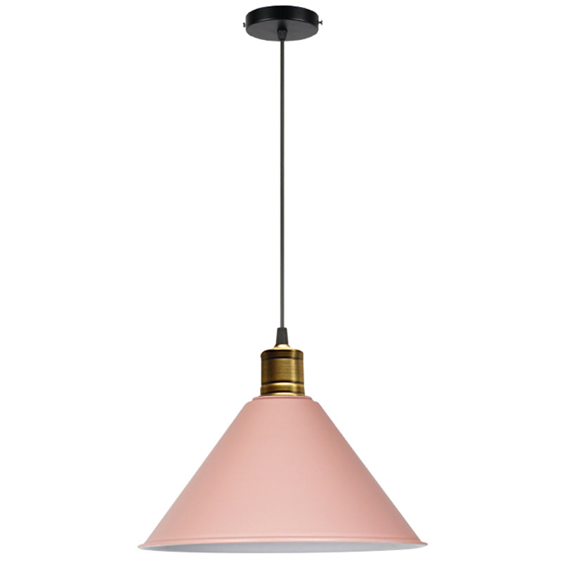 Metal Tapered Hanging Light Nordic Modern Style 1 Light  Restaurant Ceiling Pendant Lamp